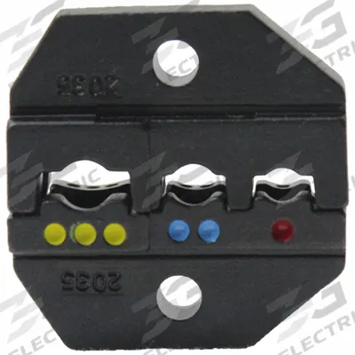 PALADIN Upper and Lower Crimping Die: For Use With EK50ML, Insulated Terminals/Lugs - Paladin Replacement Crimping Dies