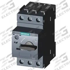 SIEMENS Manual Motor Starter: Non-Reversing, 3 Poles, 5 A, Thermal Protection, Selector Switch (MPN 3RV20111FA10). Key specifications — Maximum Voltage Rating: 690V AC; Brand: SIEMENS; Thermal Units Required: None (Starter Includes Integrated Thermal Units); Frame Size (Width): S00.