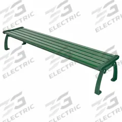 ULTRASITE Outdoor Bench: Heritage, 96 in Overall Lg, 17 in Overall Ht, Green, Green, Plank Surface (MPN PB 8GREGFHERBAC). Key specifications — Manufacturer Part Number: PB 8GREGFHERBAC; Brand: ULTRASITE; Frame Color: Green; Product Type: Outdoor Bench; Seat Color: Green; Series: Heritage.