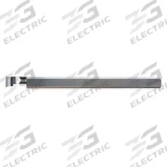 MICRO 100 Boring Bar: Boring, 1/4 in Shank Dia., Bright (Uncoated), 0.0750 in Center to Cutting Tip (MPN BBL-1801500)
