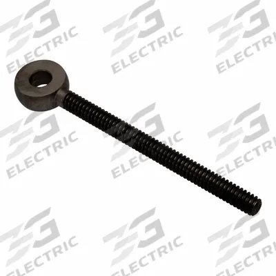AMPG Fixed Rod End: Steel, Black Oxide, 2 in Hole Center-to-End Lg, Right Hand - Steel Male Threaded Fixed Rod Ends