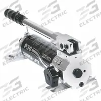 SIMPLEX Hand Pump: 2 Stages, Single Acting, 200 psi Max. Pressure 1st Stage, Aluminum (MPN P30). Key specifications — Brand: SIMPLEX; Cylinder Compatibility: Single Acting.