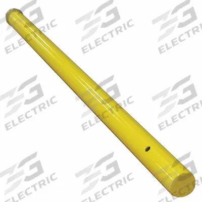 GARLOCK SAFETY SYSTEMS Stanchion: 3 3/8 ft Ht, Permanent - Supports for Warning Lines
