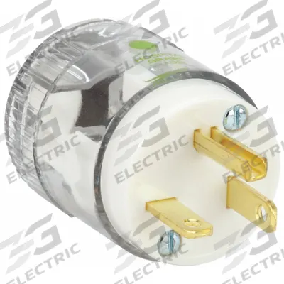 BRYANT Straight Blade Plug: Hospital Grade, 5-20P, 125V AC, 20 A, 2 Pole, 3 Blade - General Purpose Plugs