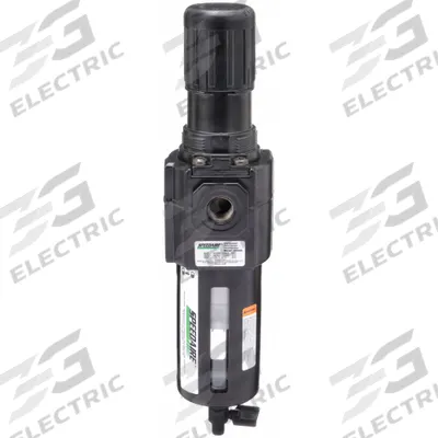SPEEDAIRE Filter-Regulator: Std Duty Series, 3/8 in NPT, 163 cfm, 40 micron, 5 psi to 150 psi - Speedaire FRL Air Filter/Regulators