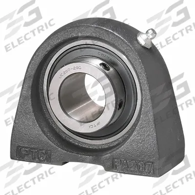 IPTCI BEARINGS Pillow Block Ball Bearing Mounted Units: 25 mm Bore Dia - General Purpose Tapped-Base Pillow Block Ball Bearings