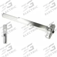 VON DUPRIN Exit Device: 3 ft Max Door Wd, Chrome (MPN XP99TP-F 3 US26D). Key specifications — Product Type: Exit Device; Brand: VON DUPRIN; Exit Device Type: Rim; Outside Trim Type: Thumbpiece Pull; Exit Bar Style: Touchbar; ADA Compliant: Yes.