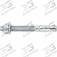 DEWALT Wedge Anchor: 2 3/4 in Overall Lg, 3/8 in Dia, 3/8"-16 Thread Size, 1 3/8 in Thread Lg, 50 PK (MPN 7412SD1USA-PWR). Key specifications — Brand: DEWALT; Anchor Type: Wedge; Finish Type: Zinc Plated.