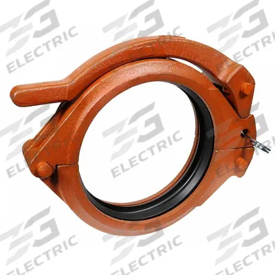 GRUVLOK Clamp Coupling: 2 1/2 in x 2 1/2 in, EPDM Seal, 300 psi, Ductile Iron, Hinged - Grooved Pipe Couplings