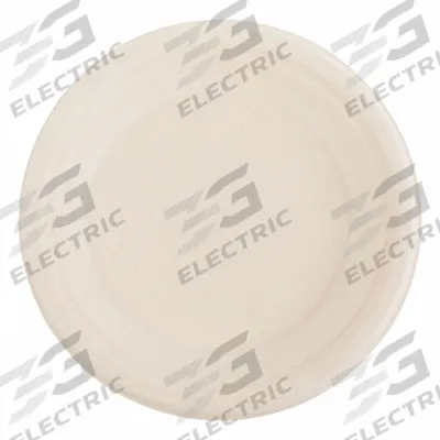 APPROVED VENDOR Disposable Fiber Plate: Tan, 6 in Disposable Plate Size, 1 Compartments - Fiber Plates