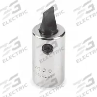 PROTO Socket Bit: 1/4 in Drive Size, Slotted Tip, 3/16 in Tip Size, 1 53/64 in Overall Lg, SAE (MPN J4744). Key specifications — attr1213360: Fixed Insert; attr1213362: PROTO.