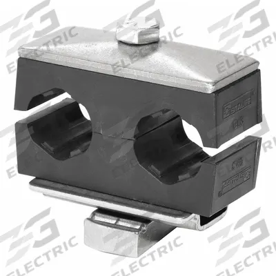 STAUFF Beta Clamp: Smooth Bore, 316 Stainless Steel Clamp, Polypropylene Cushion - Smooth-Core Beta Clamps