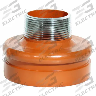 GRUVLOK Metal Pipe Straight: Straight, 4 in x 1 in, Ductile Iron, 300 psi @ 150° F - Grooved Pipe Fittings