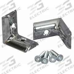 ASI GLOBAL Bracket: Zinc, Bright, 2 in Overall Ht, 2 in Overall Wd (MPN 40-8511950). Key specifications — Hardware Pieces Included: Mounting Hardware; Compatible Partition Material: Baked Enamel Steel; Finish: Bright; Component Type: Inline Bracket; Brand: ASI GLOBAL PARTITIONS.