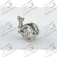 VNE Air Blow Check Valve: Poppet, Inline Valve Body, 3 in Pipe Size, For Fluids Media, Clamp, Std (MPN EG62A-6L3.0). Key specifications — Average Surface Roughness (Ra): 32 micron-in; Brand: VNE; 3-A Compliance: Meets 3A Sanitary Standards.