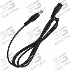 JESCO DC Extension Cable: 1/8 in Wd, 48 in Lg, 1/8 in Ht (MPN DL-PS-EXT48). Key specifications — Product Type: DC Extension Cable; Brand: JESCO; For Use With: DL-PS-WP24/24.