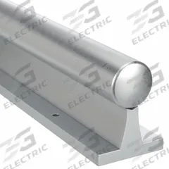 PBC LINEAR Pre-Drilled Linear Shaft Assembly: 1/2 in Shaft Dia, 9 in Lg, Ceramic Coated, Aluminum (MPN CCR08-009.000). Key specifications — attr111735: PBC LINEAR; attr111741: Ceramic Coated.