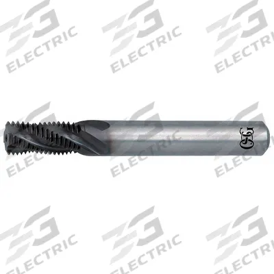 OSG Thread Mill: Helical Flute, M12x1.25 Metric, 4 Flute - Helical-Flute Thread Mills for Stainless Steel & Super Alloys