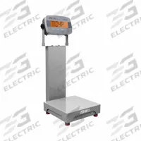 B-TEK Industrial Bench Scale: 12 in x 12 in, IP54, Column-Mounted, DuraShield, Carbon Steel (MPN NB-BC-1212-100-SP-COMPLETE). Key specifications — Connection Ports: RS-232; Readability: 0.01 kg/10 g/0.02 lb/0.32 oz; Brand: B-TEK; Weighing Surface Material: Carbon Steel.