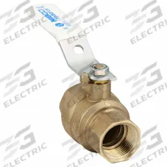 NIBCO Manual Two-Way Ball Valve: 1 in Size, Bronze, Straight, FNPT x FNPT, Full Port Ball Port (MPN NL9901A). Key specifications — Brand: NIBCO; Handle: Lever.