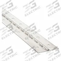 APPROVED VENDOR Piano Hinge: Steel, 72 in Leaf Ht, 1 1/2 in Leaf Wd (MPN 4PB33). Key specifications — Material: Steel.
