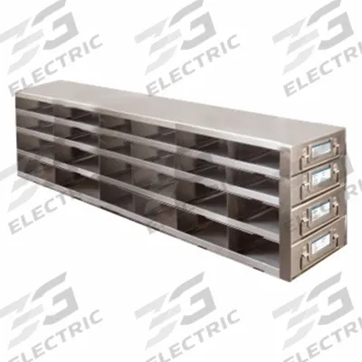 ARGOS TECHNOLOGIES Freezer Drawer Rack: 21 1/2 in Overall Lg, 5 1/2 in Overall Wd, Stainless Steel - Cold Storage Racks