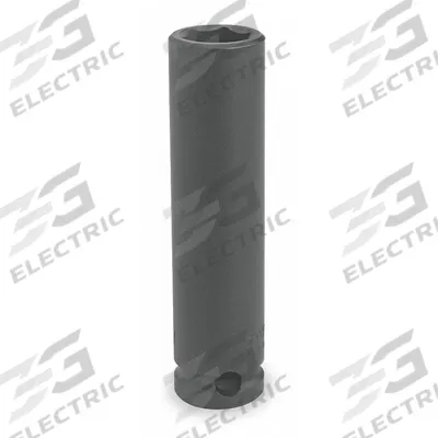 PROTO Impact Socket: 3/8 in Drive Size, Metric, 6 mm Socket Size, 6-Point, Deep - 3/8" Drive Impact Sockets
