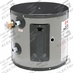 RHEEM-RUUD Point-of-Use Electric Water Heater: 120V, 6 gal, 2,000 W, Single Phase, 15.12 in Ht (MPN EGSP6). Key specifications — Phase: Single; Brand: RHEEM-RUUD.