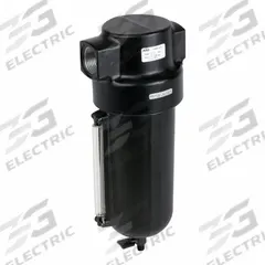 ARO Compressed Air Filter: Particulate, 1 1/4 in NPT, 5 micron, 425 cfm, 250 psi Max Op Pressure (MPN F45571-410). Key specifications — attr110055: Super Duty Series Standard Filter; attr110008: ARO.