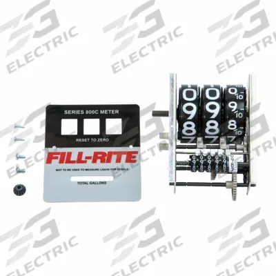 FILL-RITE Register and Faceplate Kit: Register and Faceplate Kit, Fill-Rite (MPN KIT800GR) - Pumps