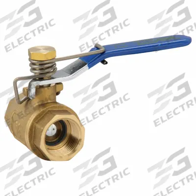 APPROVED VENDOR Manual Two-Way Ball Valve: 3/4 in, Brass, Straight, FNPT x FNPT - Brass Ball Valves