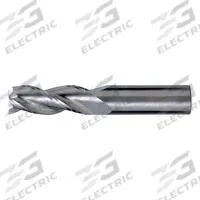 CLEVELAND Square End Mill: Carbide, 3 Flute, 3/4" Mill Dia, 3-1/4" LOC, 6" OAL (MPN C60644)