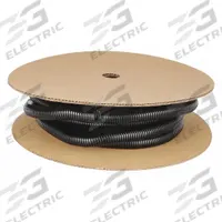 APPROVED VENDOR Corrugated Loom Tubing: 1 1/4 in Nominal Size, 50 ft Overall Lg, Nylon, Black (MPN 16Y266). Key specifications — attr1205: Yes; attr1208: Corrugated Loom Tubing; attr1209: 1.42 in; attr1217: No; attr1218: 1.67 in; attr1219: Yes; attr1223: Nylon; attr1225: 0.02 in.