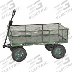 APPROVED VENDOR Wagon Truck: 1,000 lb Cap, 48 in L x 24 in W x 16 3/8 in H Deck, D-Shaped, Green (MPN 12X313). Key specifications — Brand: APPROVED VENDOR; Color: Green.