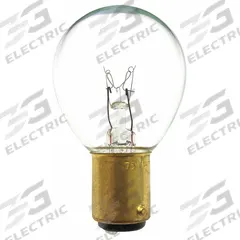 APPROVED VENDOR Incandescent Bulb: Incandescent, Double Contact Bayonet (BA15d), (S) Sign, S11 (MPN 15S11/3DC-75V-1PK). Key specifications — Light Color: White; Trade Number: 15S11/3DC-75V; Voltage: 75V AC; Brand: APPROVED VENDOR; Bulb Shape: S11.
