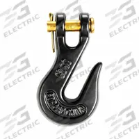 DAYTON Grab Hook: 7,100 lb Working Load Limit, 80 Hook Grade, Alloy Steel, 1 1/8 in Material Thick (MPN 844G52). Key specifications — attr984695: Black; attr984692: DAYTON; attr1028223: None.