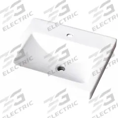 GERBER Bathroom Sink: White, Vitreous China, 20 7/8 in Overall Lg, 17 3/4 in Overall Wd, Single Hole (MPN G0012892). Key specifications — Brand: GERBER; Color: White; Sink Material: Vitreous China.