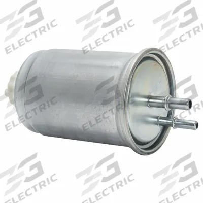 BALDWIN FILTERS Fuel Filter: In-Line, 3 3/8 in Outside Dia, Cellulose, JCB, Drain - In-Line Fuel Filters