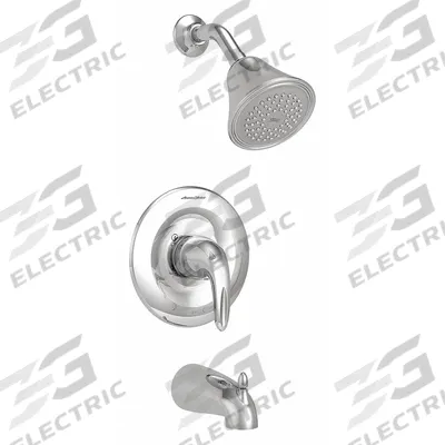 AMERICAN STANDARD Tub and Shower Trim Kit: Reliant 3, 2.5 gpm Fixed Showerhead Flow Rate - Bathtub Spout & Fixed Showerhead Faucet Combinations