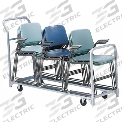 RAYMOND PRODUCTS Chair Cart: 300 lb, 67 in L x 22 in W x 43 1/2 in H, For 32 Chairs - Carts for Folding & Stacking Chairs