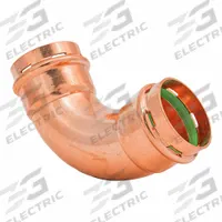 QUICKFITTING SUREPRESS Press Copper 90-Degree Elbow: 2 in CTS x 2 in CTS size, Press-fit x Press-fit (MPN SPWE66R). Key specifications — Brand: QUICKFITTING SUREPRESS; Broad - Material for Bullet: Copper Or Bronze; Brand - Broad: QUICKFITTING SUREPRESS.