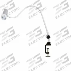 WALDMANN Exam Light: LED, 30,000 lux @ 0.5 m, Clamp, 4400K, 93 CRI, 8 W Watt, 100 to 240V AC, Clamp (MPN D15992100). Key specifications — Operating Voltage: 100 to 240V AC; Illumination: 30,000 lux @ 0.5 m; Power Source: AC Adapter; Manufacturer Part Number: D15992100; Brand: WALDMANN; Color Temperature: 4400K.