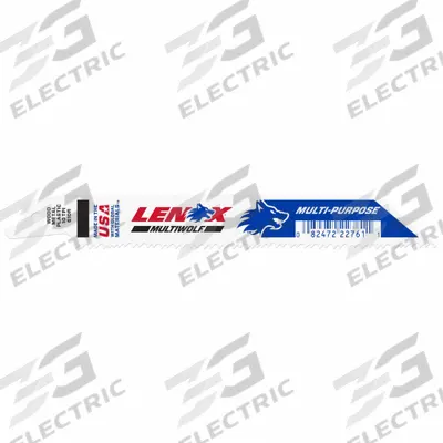 LENOX Reciprocating Saw Blade: 10 Teeth per Inch, 6 in Blade Lg, 0.04 in Blade Thick - Nail-Embedded-Wood-Cutting Blades