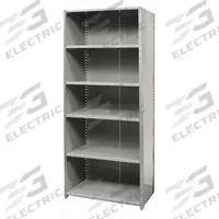 HALLOWELL Metal Shelving: Standalone, Medium-Duty, 36 in x 18 in, 84 in Overall Ht, 6 Shelves (MPN F5521-18HG). Key specifications — Assembled: Unassembled; Shelving Material: Steel; Frame Material: Steel; Color: Gray; Brand: HALLOWELL.