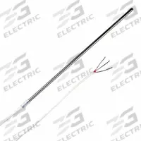 OMEGA Long-Life & High-Accuracy RTD Probes: -58°F to 842°F /-50°C to 450°C, 2 in Probe Lg (MPN PR-10H-3-100-3/16-2). Key specifications — Connector Type: Wire Leads; Cable Length: 40 in; Brand: OMEGA.