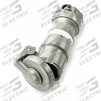 HUBBELL Pin and Sleeve Connector: Gray, 250V DC/600V AC, Single Phase, 30 A, 3 Pole, 2 Wire (MPN VPR3365). Key specifications — Brand: HUBBELL.