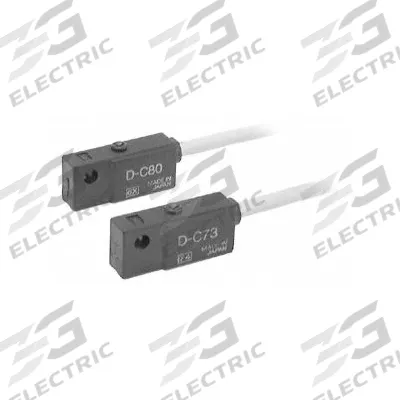 SMC Reed Switch: D-B54L, Prewired, Normally Open, Composite, For 20 to 63mm Bore Dia - Reed Switch Pneumatic Position Sensors