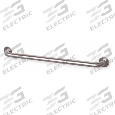 APPROVED VENDOR Wall Grab Bar: Straight, 32 in Lg, 1 1/2 in Dia, Stainless Steel - Standard Grab Bars