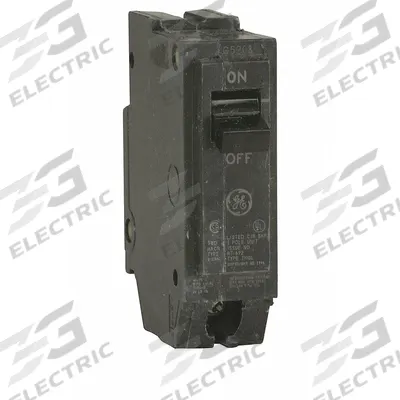 GE Miniature Circuit Breaker: THQC, 40 A, 120/240V AC, Single Phase, 10kA at 120/240V AC - THQC & THHQC Series, Unit-Mount GE Miniature Circuit Breakers