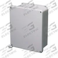WIEGMANN Enclosure: Fiberglass, 8 in x 8 in x 4 in, NEMA 1/12/3R/4X/6P, Screw On, Solid Cover (MPN HW-J80804SC). Key specifications — Brand: WIEGMANN; Closure Method: Screws; Knockouts: Not Included.